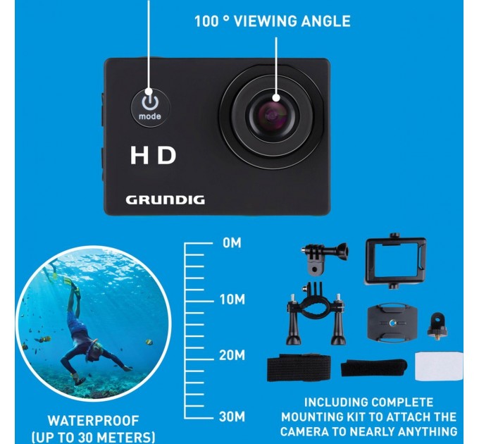 Grundig Екшн-камера Grundig HD (8711252247083)