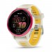 Garmin Смарт-годинник Garmin Forerunner 570 42mm Raspberry with Mango/Translucent Bone with Silver Buckle (010-02970-42)