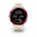 Garmin Смарт-годинник Garmin Forerunner 570 42mm Raspberry with Mango/Translucent Bone with Silver Buckle (010-02970-42)