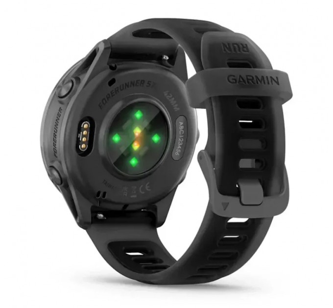 Смарт-годинник Garmin Forerunner 570 42mm Slate Gray with Black/Translucent Black Silicone with Slate Buckle (010-02970-40)