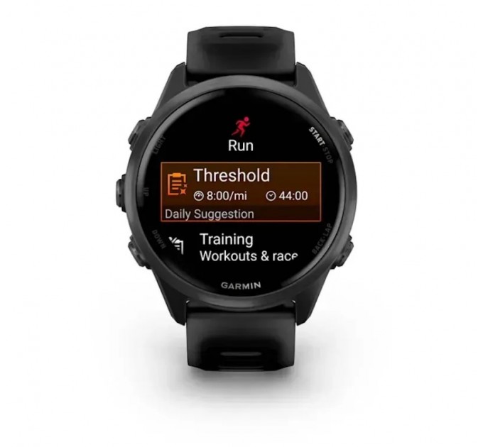 Смарт-годинник Garmin Forerunner 570 42mm Slate Gray with Black/Translucent Black Silicone with Slate Buckle (010-02970-40)