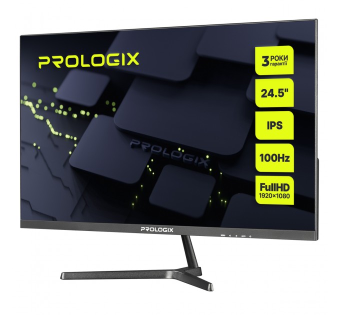 Prologix Монітор Prologix 24.5" P2525HF IPS Black 100Hz