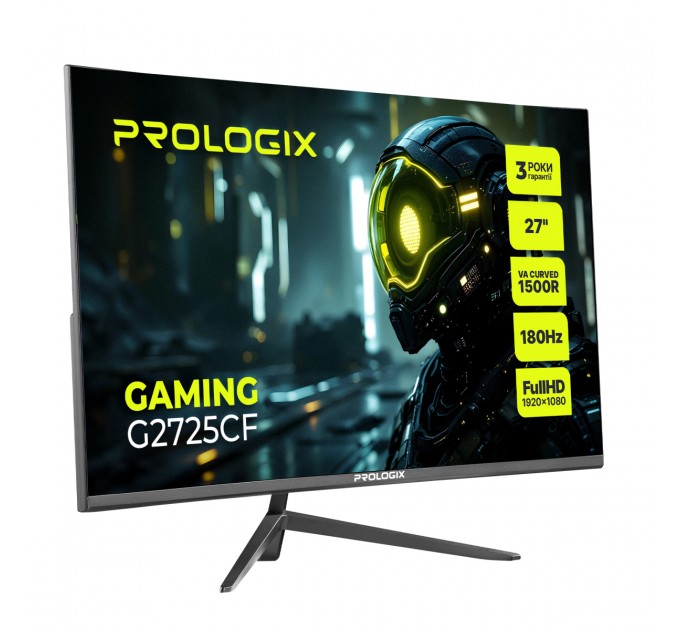 Prologix Монітор Prologix Gaming 27" G2725CF VA Black Curved 180Hz