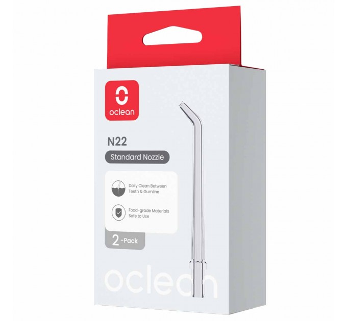 Oclean Насадка для іригатора Oclean Nozzle Standard N22 для W10 Lite 2 шт (6970810557565)
