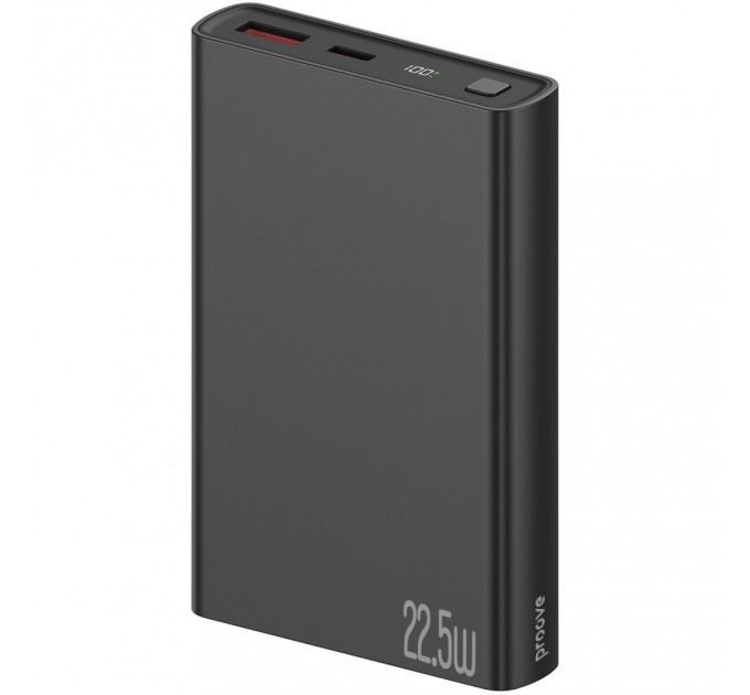 Універсальна мобільна батарея Proove Hyper Flux Plus 22.5W 10000mAh Black (PBF122120001)