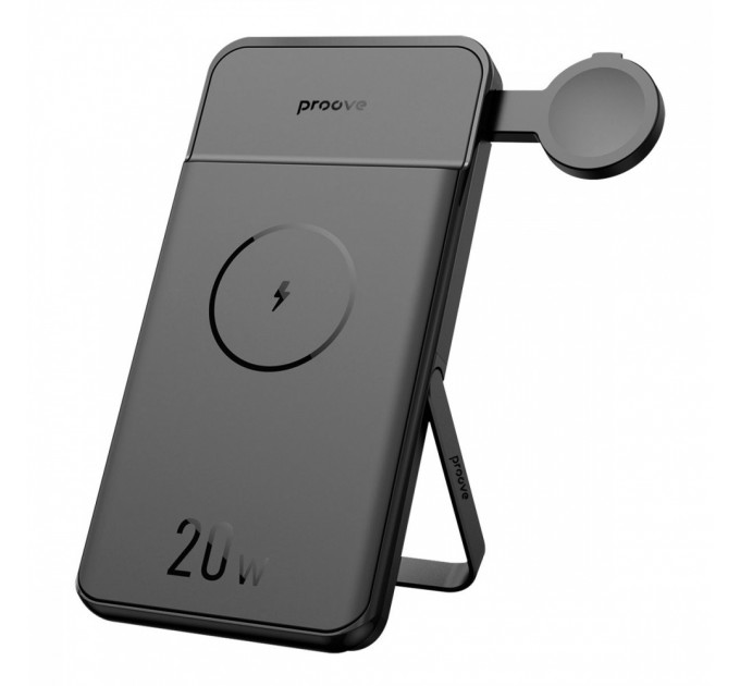 Proove Універсальна мобільна батарея Proove Power Stand 2 in 1 20W 10000mAh Black (PBPS20030001)