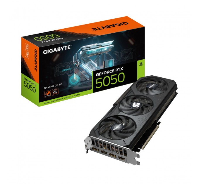 GIGABYTE Відеокарта PCIE16 RTX5050 8GB GDDR6 GV-N5050GAMING OC-8GD GIGABYTE