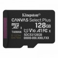 Kingston Карта пам'яті Kingston 128GB microSDXC class 10 UHS-I V10 A1 Canvas Select Plus (SDCS3/128GBSP)