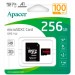 Apacer Карта пам'яті Apacer 256GB microSDXC class 10 UHS-I V10 A1 (AP256GMCSX10UB-R)