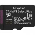 Kingston Карта пам'яті Kingston 1TB microSDXC class 10 UHS-I U3 V30 A1 Canvas Select Plus (SDCS3/1TBSP)