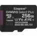 Kingston Карта пам'яті Kingston 256GB microSDXC class 10 UHS-I U3 V30 A1 Canvas Select Plus (SDCS3/256GBSP)