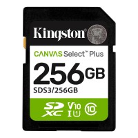 Карта пам'яті Kingston 256GB SDXC class 10 UHS-I V10 A1 Canvas Select Plus (SDS3/256GB)