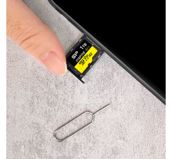 Silicon Power Карта пам'яті Silicon Power 128GB microSDXC class 10 UHS-I U3 V30 A1 Inspire (SP128GBSTXLV3V1NSP)