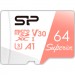 Silicon Power Карта пам'яті Silicon Power 64GB microSDXC class 10 UHS-I U3 V30 A1 Superior (SP064GBSTXDV3V20SP)