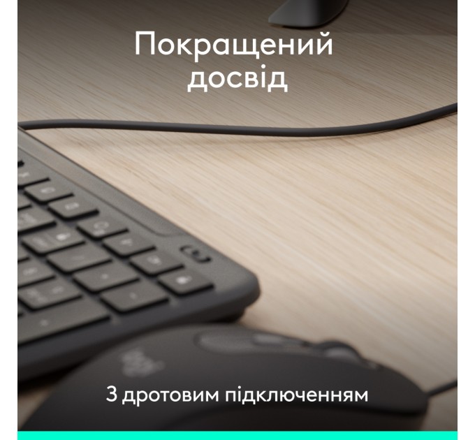 Logitech Комплект (клавіатура, миша) Logitech Signature Slim Combo MK620 Graphite (920-013349)