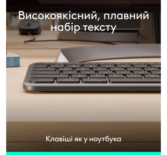 Logitech Комплект (клавіатура, миша) Logitech Signature Slim Combo MK620 Graphite (920-013349)