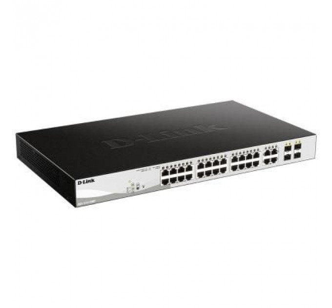 Комутатор мережевий D-Link DGS-1210-28MP/F1A (DGS-1210-28MP)