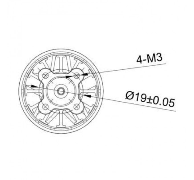 Hobbyporter Двигун для дрона Hobbyporter 3115 640KV (HP3115-KV640)