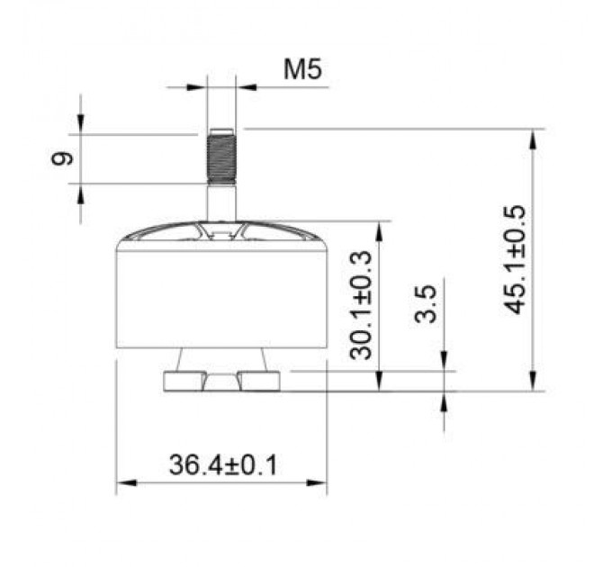 Hobbyporter Двигун для дрона Hobbyporter 3115 640KV (HP3115-KV640)
