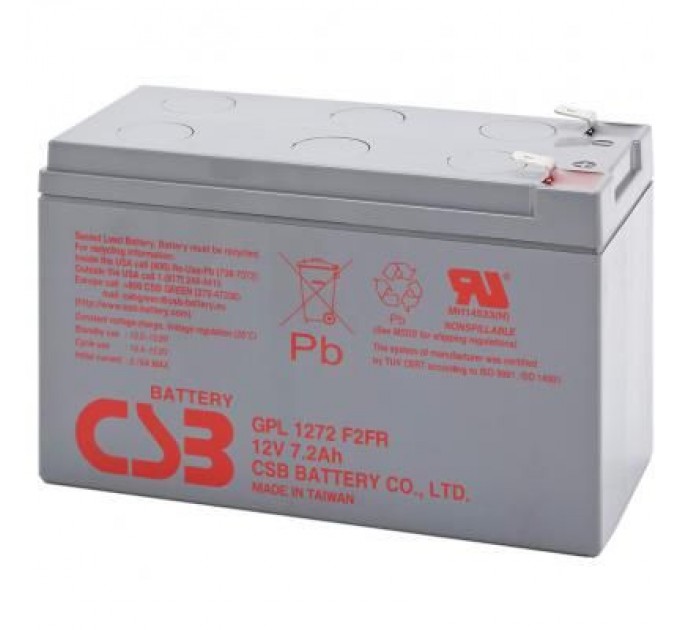 CSB Батарея до ДБЖ CSB 12В 7.2 Аг (GPL1272F2FR)