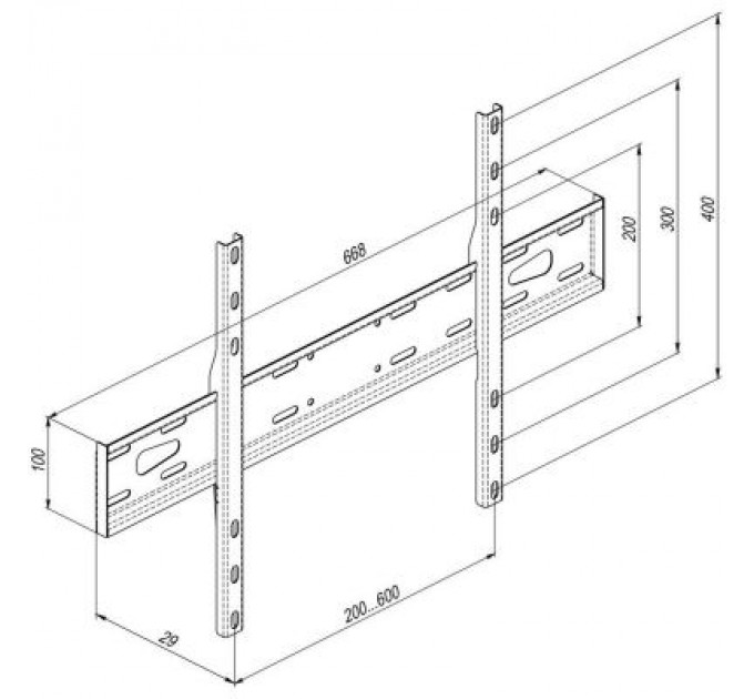 Кронштейн KSL WMO-8260P