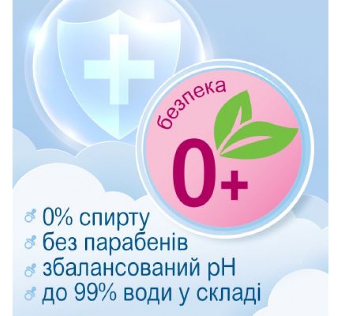 Smile baby Дитячі вологі серветки Smile baby для немовлят 10 шт (42106765)