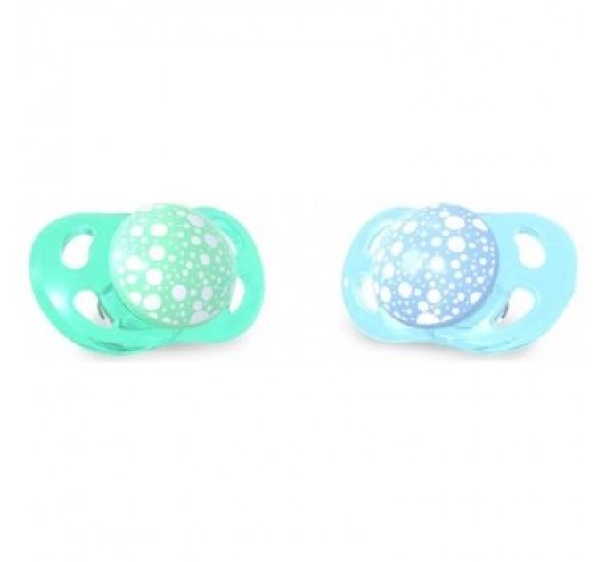 Пустушка Twistshake 2шт 0-6 міс світло-блакитна/м'ятна (69900)