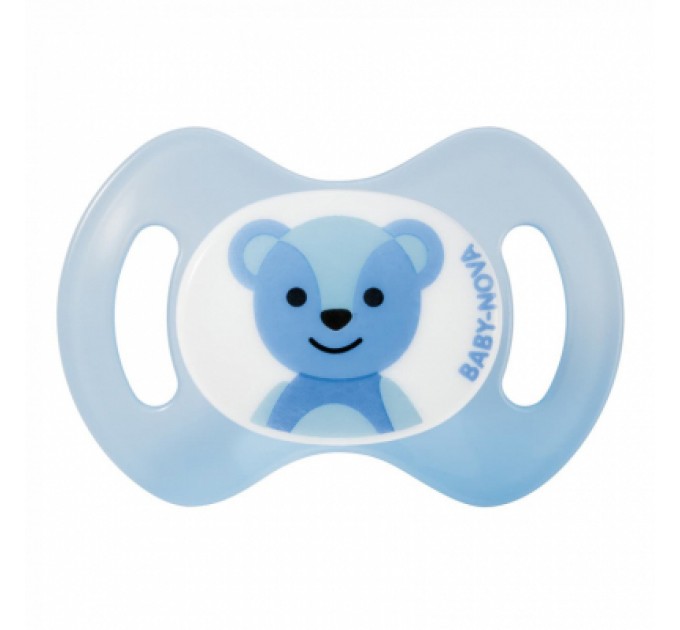 Пустушка Baby-Nova Teddy 0-2 міс., блакитна (3966388)