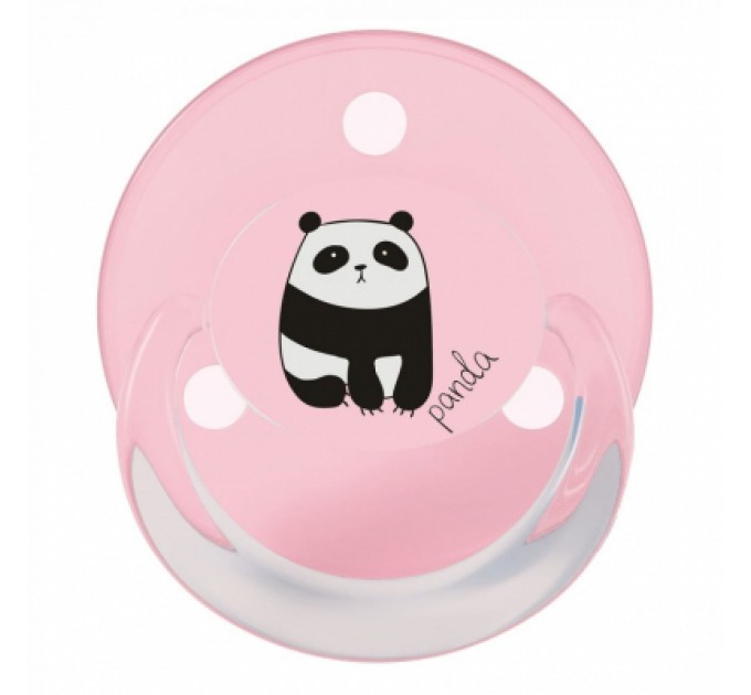 Пустушка Baby-Nova Turtle&Panda Uni 0-24 міс. рожева/бузкова, 2 шт. (3962097)