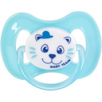 Пустушка Baby Team силіконова вишнеподібної форми 0+ міс (3003_блакитний)