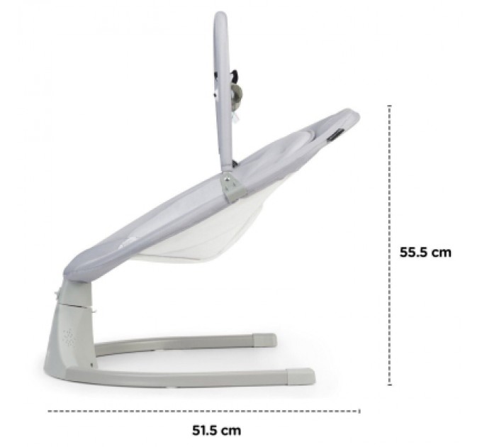 Крісло-гойдалка Kinderkraft Luli Gray (5902533915668)