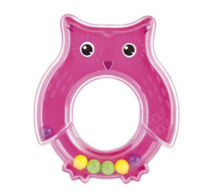 Брязкальце Canpol Сова рожевий (2/187_pin)