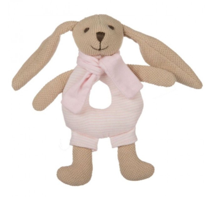Брязкальце Canpol м'яка Кролик рожевий (80/201_pin)