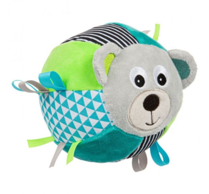 Брязкальце Canpol м'ячик з дзвоником BEARS сірий (68/074_grey)