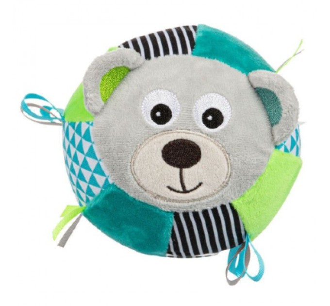 Брязкальце Canpol м'ячик з дзвоником BEARS сірий (68/074_grey)