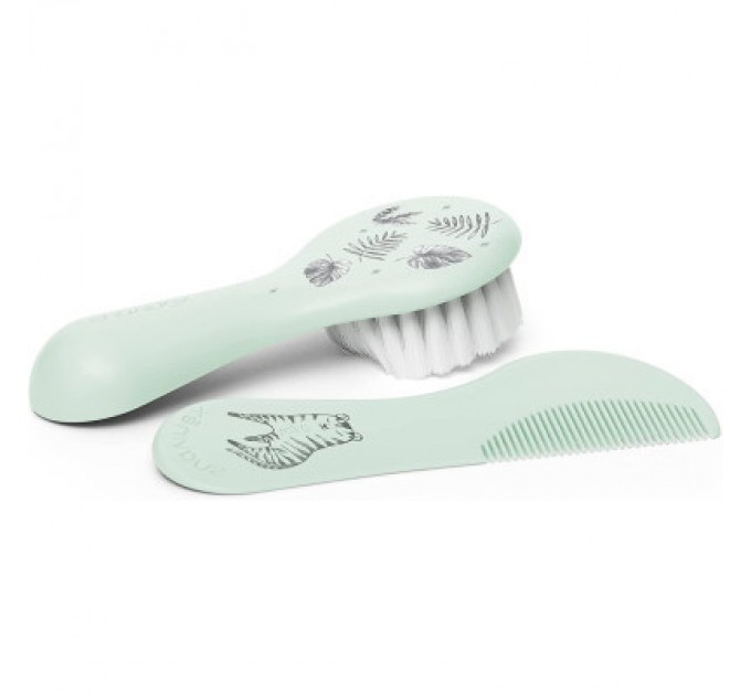 Набір для догляду за дитиною Suavinex гребінців 2 шт зелена (400265/2)
