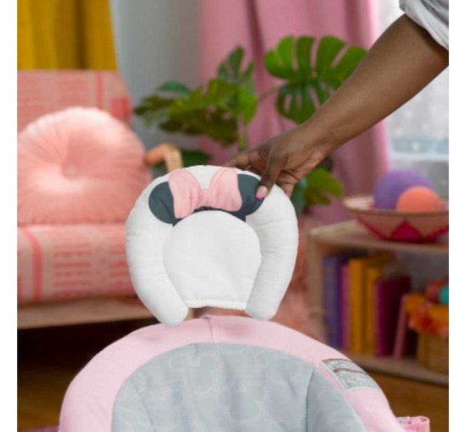 Крісло-гойдалка Bright Starts Minnie Mouse Rosy Skies (12206)