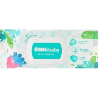 Дитячі вологі серветки Dino Baby 110 шт (4823098414681)