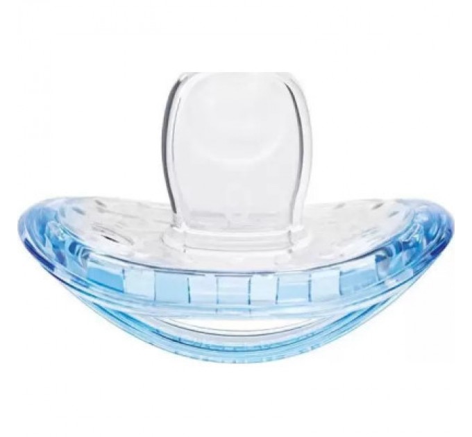 Пустушка Curaprox + контейнер для зберігання 0-7 міс. блакитна (Babysoother blue/0)