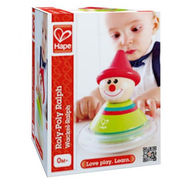 Брязкальце Hape неваляшка клоун Ральф (E0015)
