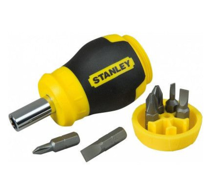 Stanley Набір викруток Stanley Multibit Stubby з 6 змінними бітами (0-66-357)