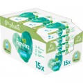 Дитячі вологі серветки Pampers Harmonie Aqua 15 пачок x 48 шт (8006540510247)