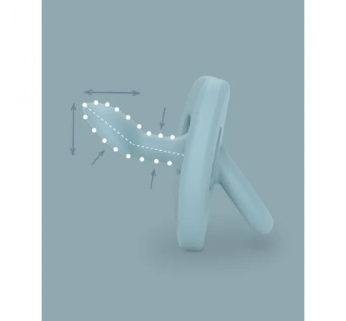 Пустушка Suavinex Colour Essence 0-6 міс, анатомічна силіконова, коричнева (308082)