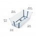 Ванночка Stokke Flexi Bath XL Складна Біла (535901)