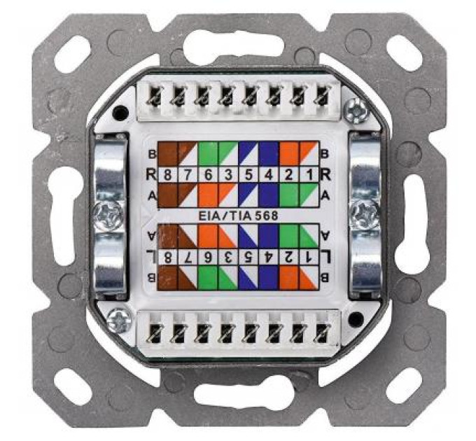 Assmann Комп'ютерна розетка Digitus 2xRJ45 STP, cat. 6, для відкритої проводки (DN-9006-N)