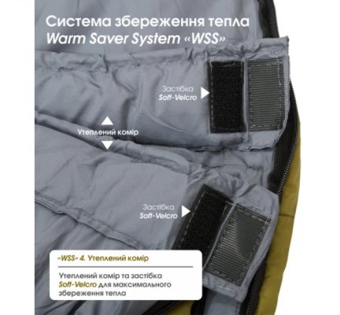 Спальний мішок Mousson RINGO R Olive (10163)