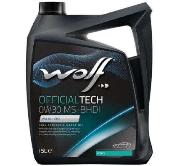 Моторна олива Wolf OFFICIALTECH 0W30 MS-BHDI 5л (8323591)