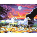 Sequin Art Набір для творчості Sequin Art PAINTING BY NUMBERS SENIOR Horses in the Surf (SA0041)