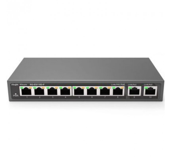 Комутатор мережевий Ruijie Networks RG-ES110D-P