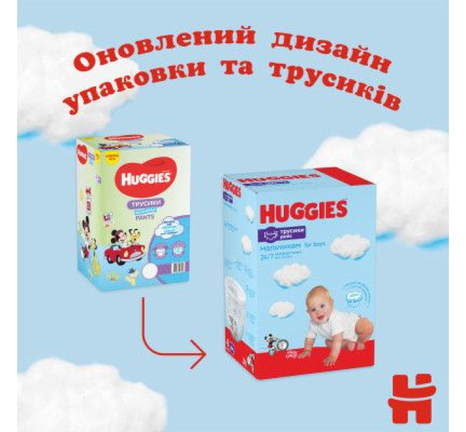 Huggies Підгузки Huggies Pants 6 (15-25 кг) для хлопчиків 60 шт (5029053564142)